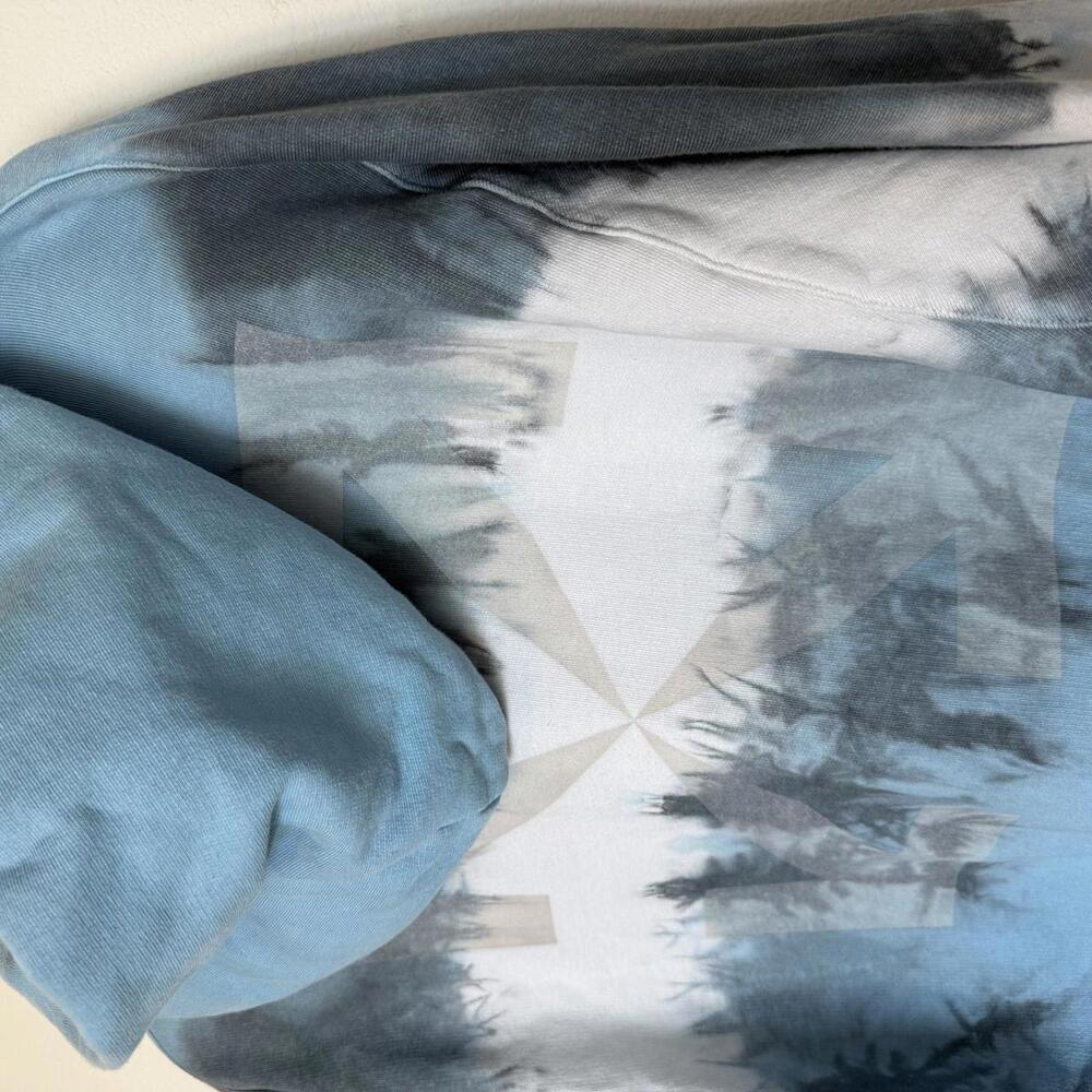 Off-White Tie-Dye Hoodie - Main Label Vigirl Abloh Tag - Picture 2 of 6